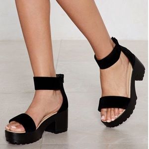 Nasty Gal Block Heel 🖤 NGS01